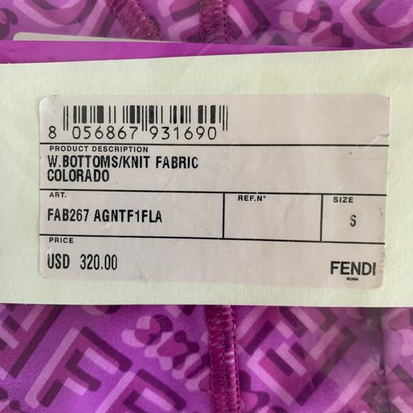 Fendi x Skims Pink Colorado Biker Shorts - Picture 4 of 4